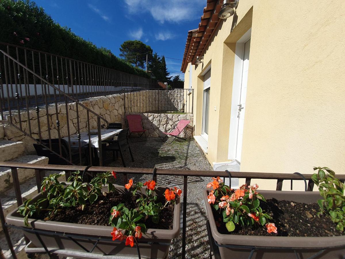 F2 Neuf Calme Climatise Wifi Parking - 1,5 Km Mer Cagnes-sur-Mer Luaran gambar